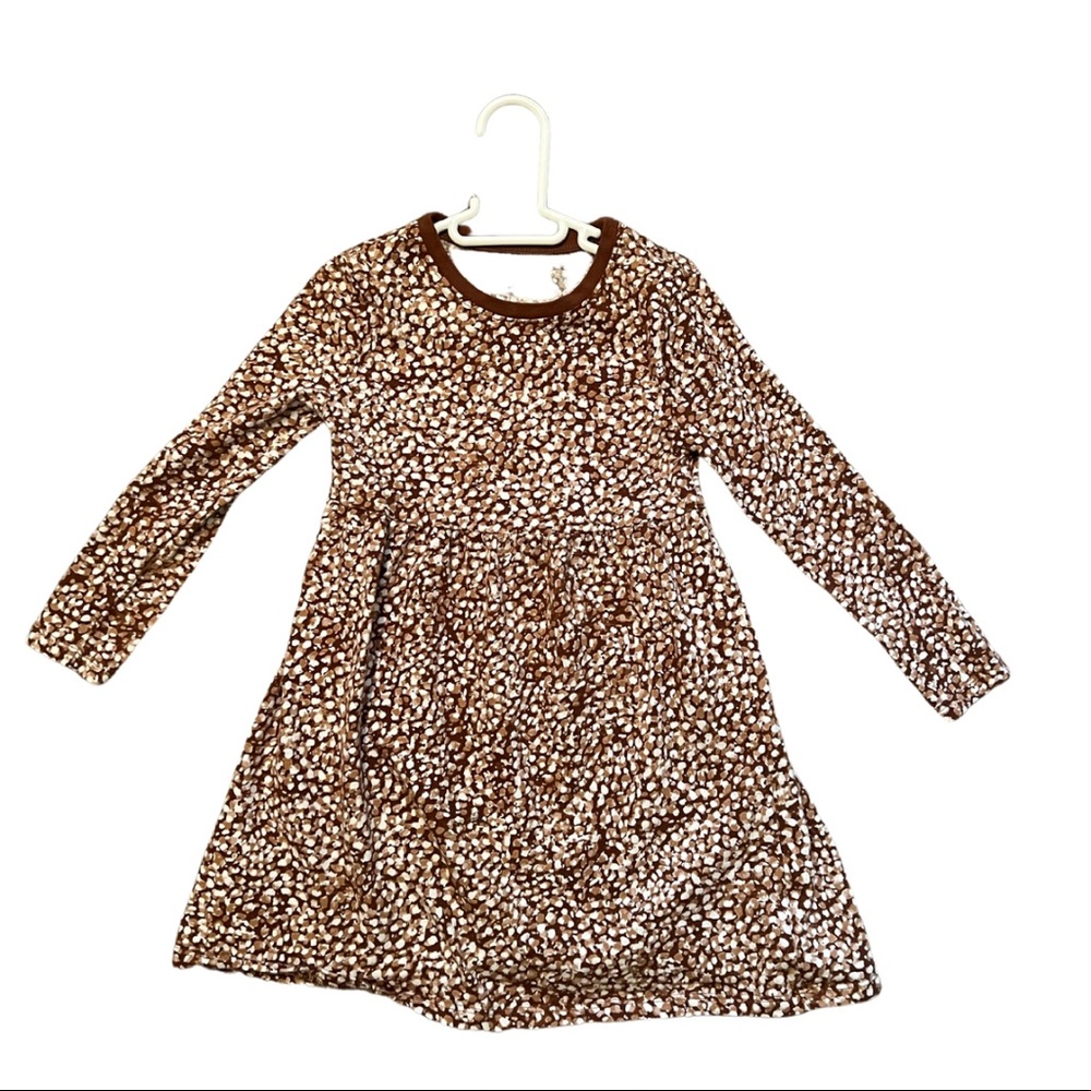 Old Navy Brown Patterned Cotton Dress